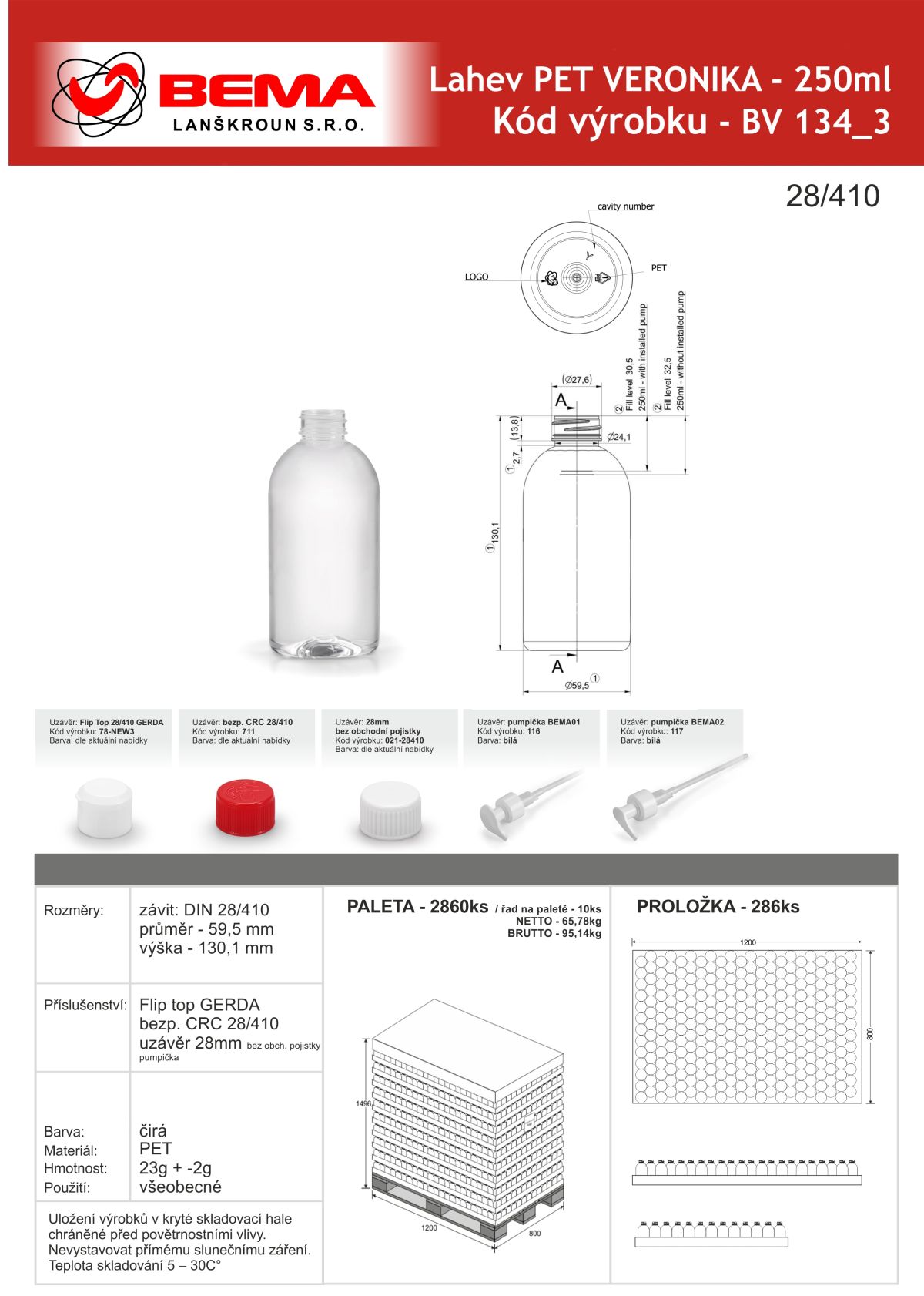 BV 134_3 VERONIKA 250ml- logo BEMA 22-7-2026